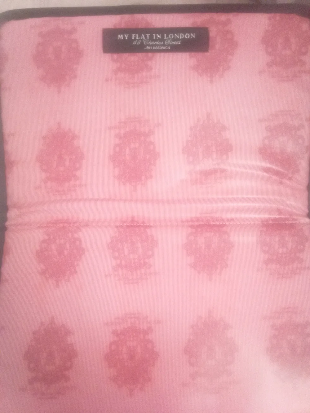 My Flat in London argyle diaper bag created by designer Jan Haedrich